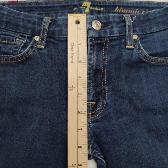 7FAM Jeans Kimmie Crop Size 27 - Picture 10 of 12